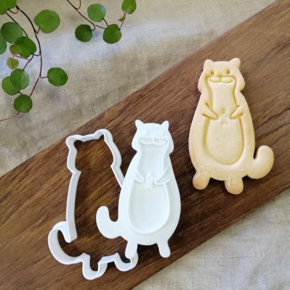 fuapri 動物☆カワウソ クッキーカッター：クッキー型